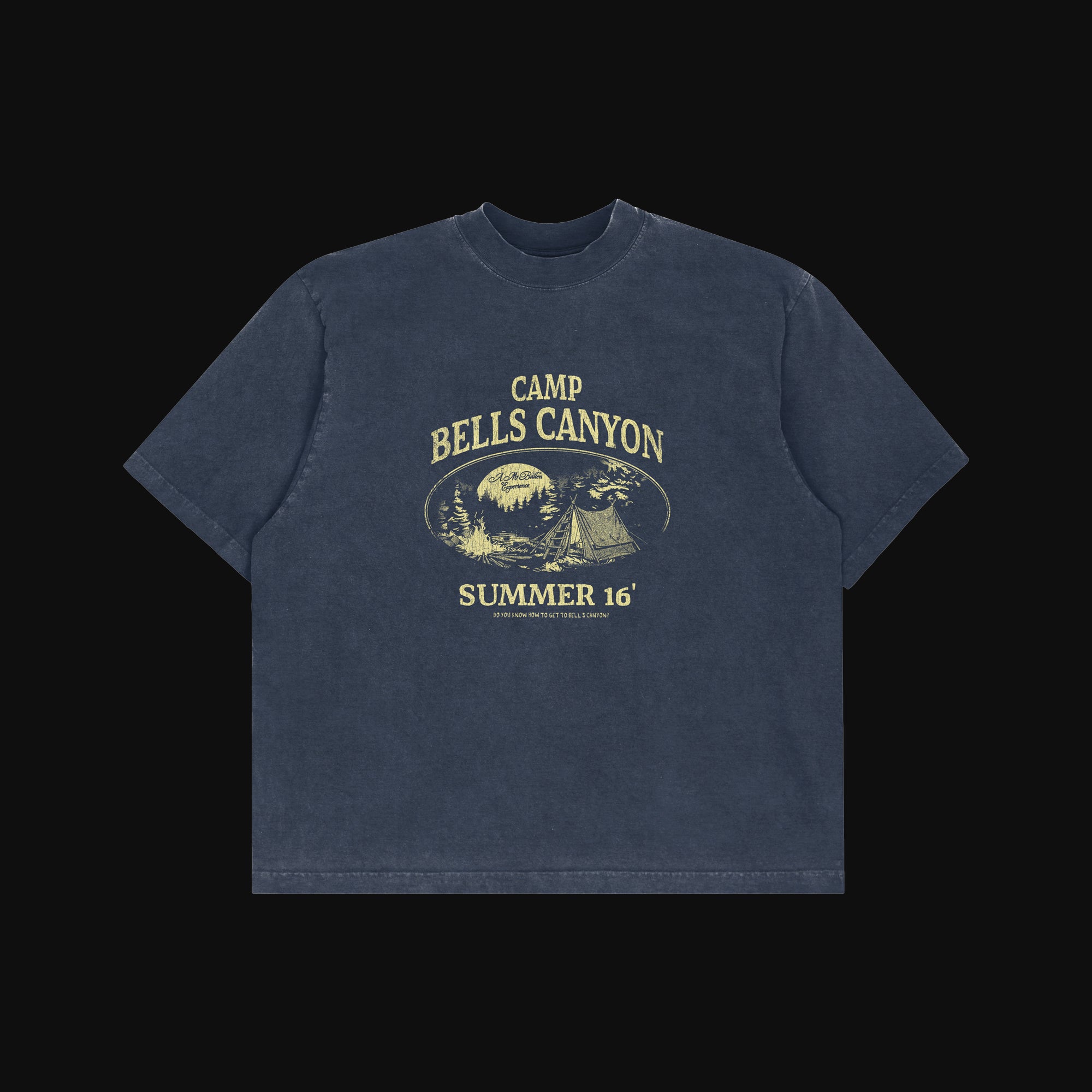 Bells Canyon Distressed Blue Tee